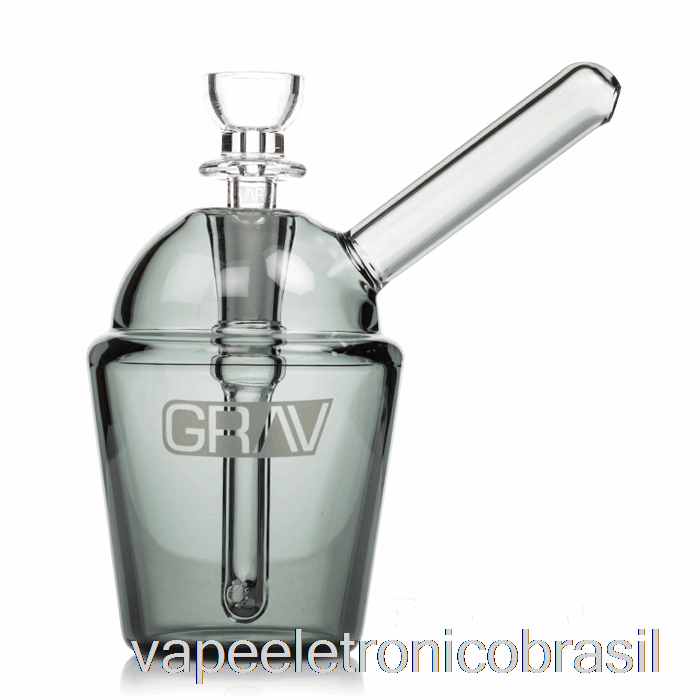 Vape Eletronico Grav Slush Cup Pocket Bubbler Fumaça Cinza